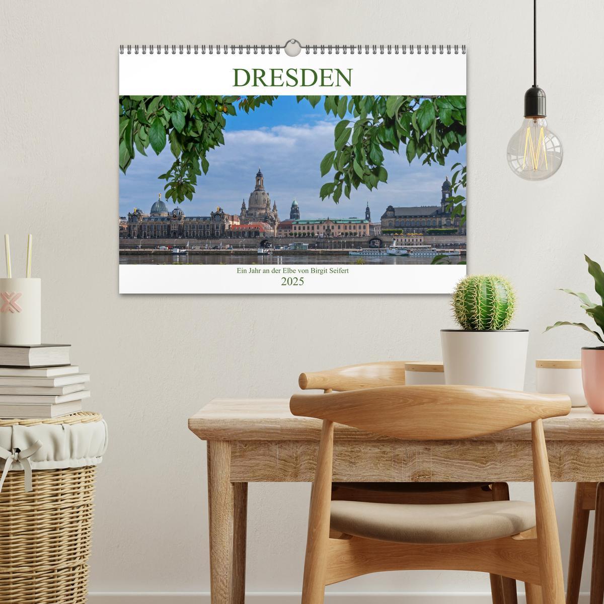 Bild: 9783435712809 | Dresden, ein Jahr an der Elbe (Wandkalender 2025 DIN A3 quer),...