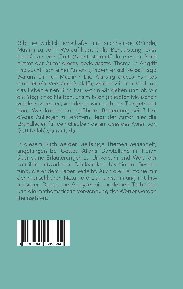 Bild: 9783384006684 | Warum ich Muslim bin | Caner Taslaman | Buch | 440 S. | Deutsch | 2023