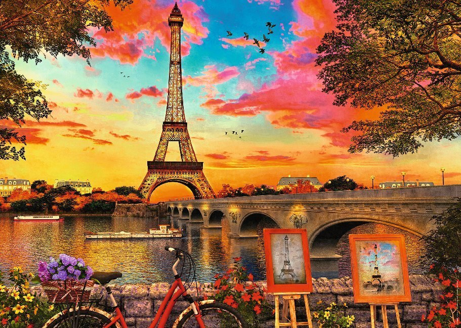 Bild: 4005556151684 | Les quais de Seine (Puzzle) | Spiel | In Spielebox | 15168 | Deutsch