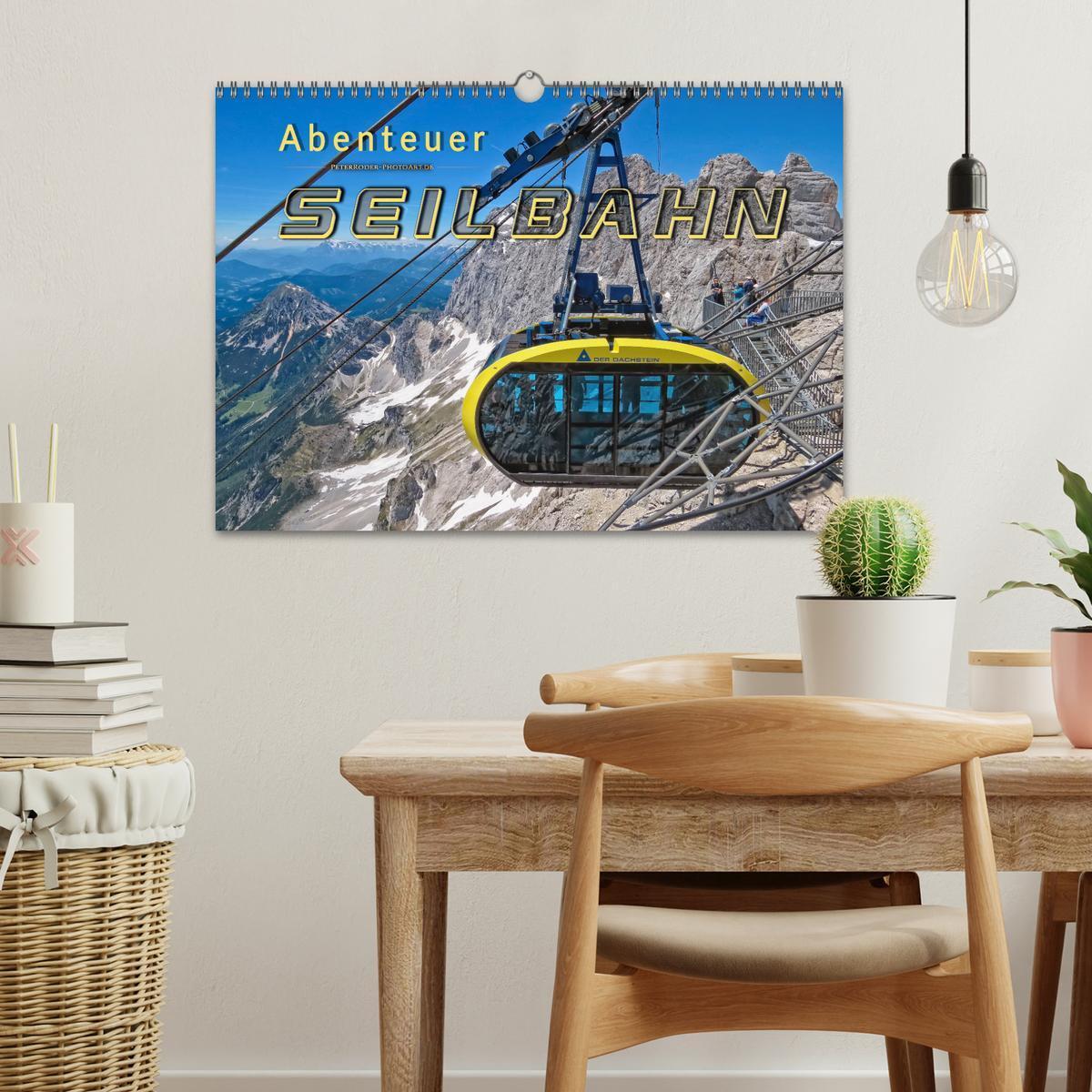 Bild: 9783435361397 | Abenteuer Seilbahn (Wandkalender 2025 DIN A3 quer), CALVENDO...