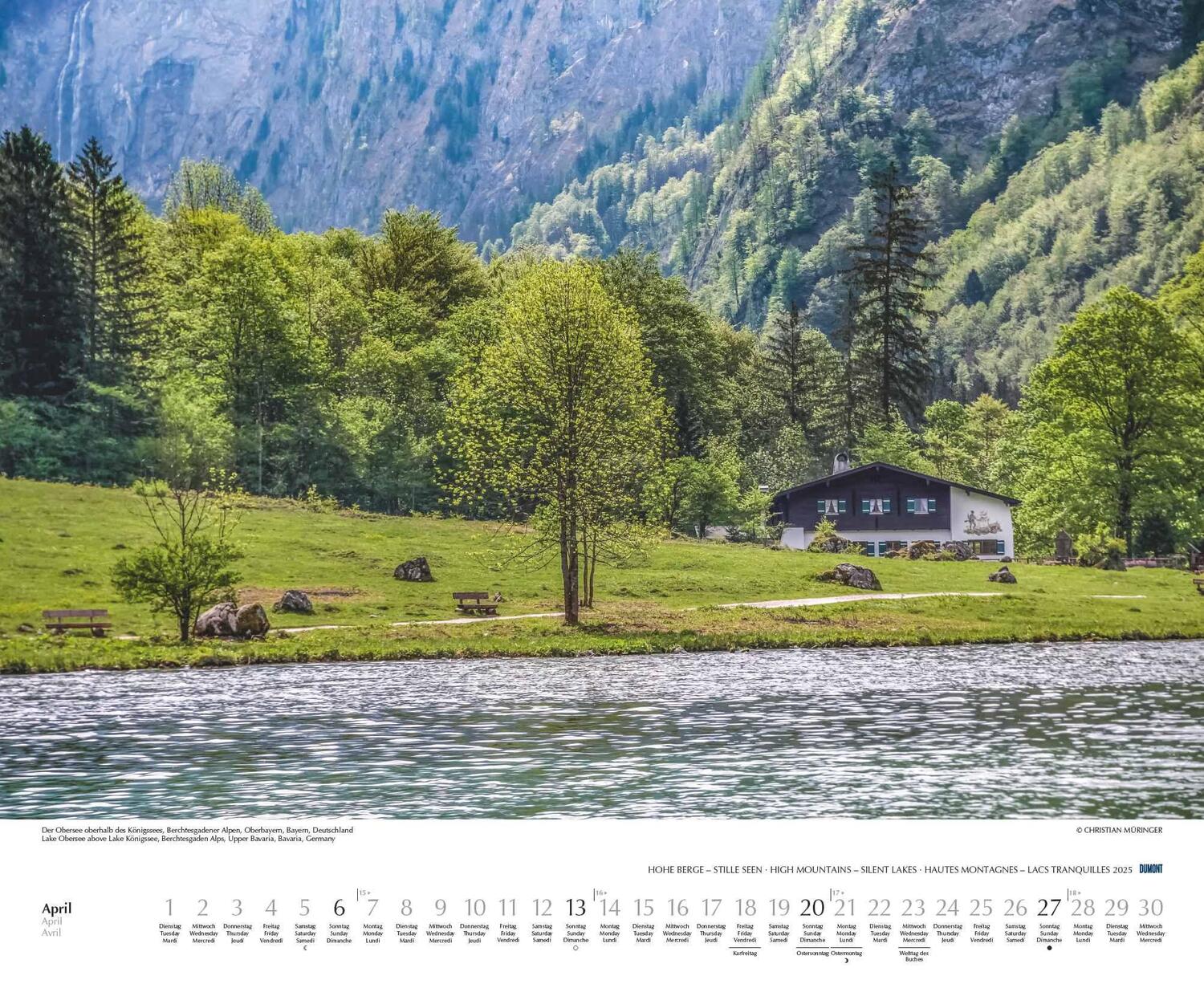 Bild: 4250809653570 | Hohe Berge - Stille Seen 2025 - Wandkalender 52 x 42,5 cm -...