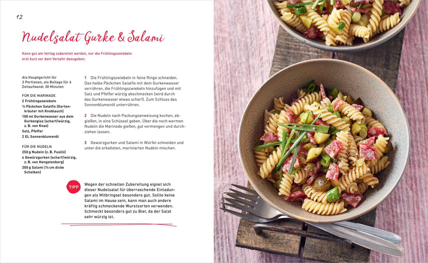 Bild: 9783809444831 | Nudelsalat - Die besten Rezepte | Ulrike Beilharz | Buch | 80 S.