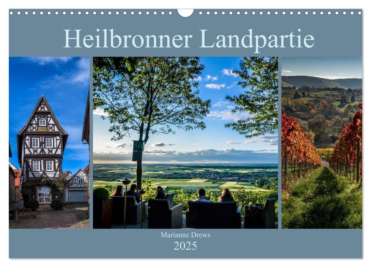 Cover: 9783435450374 | Heilbronner Landpartie (Wandkalender 2025 DIN A3 quer), CALVENDO...