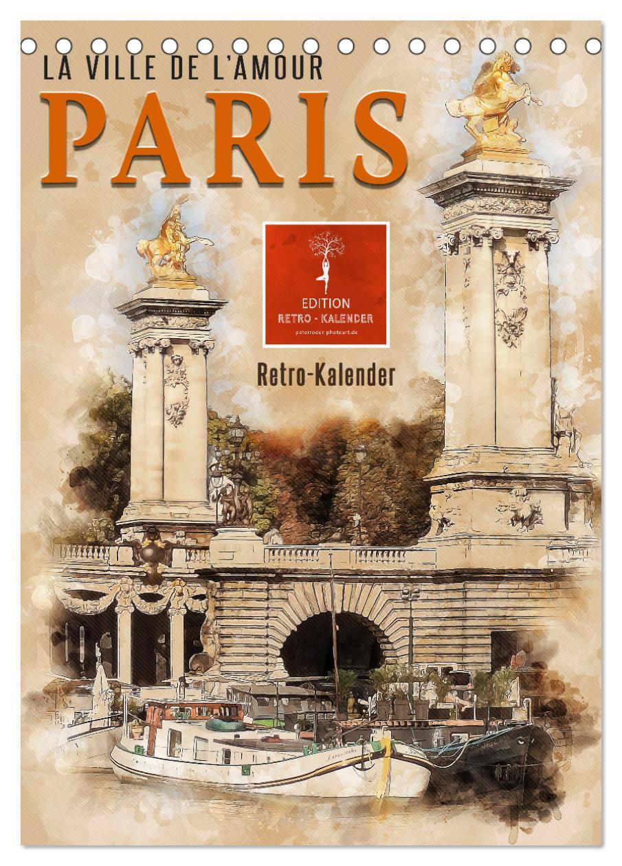 Cover: 9783435928750 | Paris - la Ville de l'amour (Tischkalender 2025 DIN A5 hoch),...