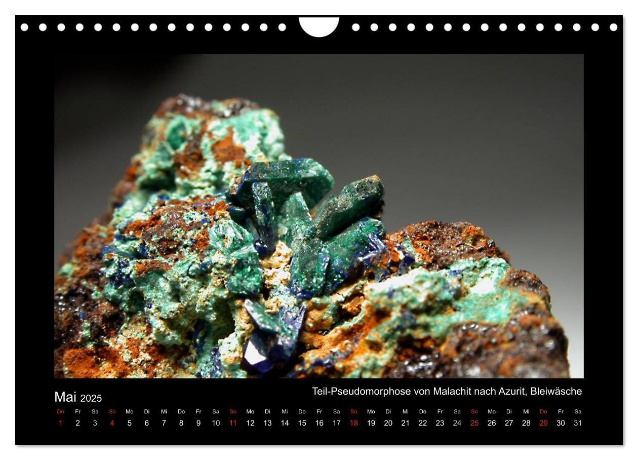 Bild: 9783435770052 | Mineralien aus dem Sauerland (Wandkalender 2025 DIN A4 quer),...