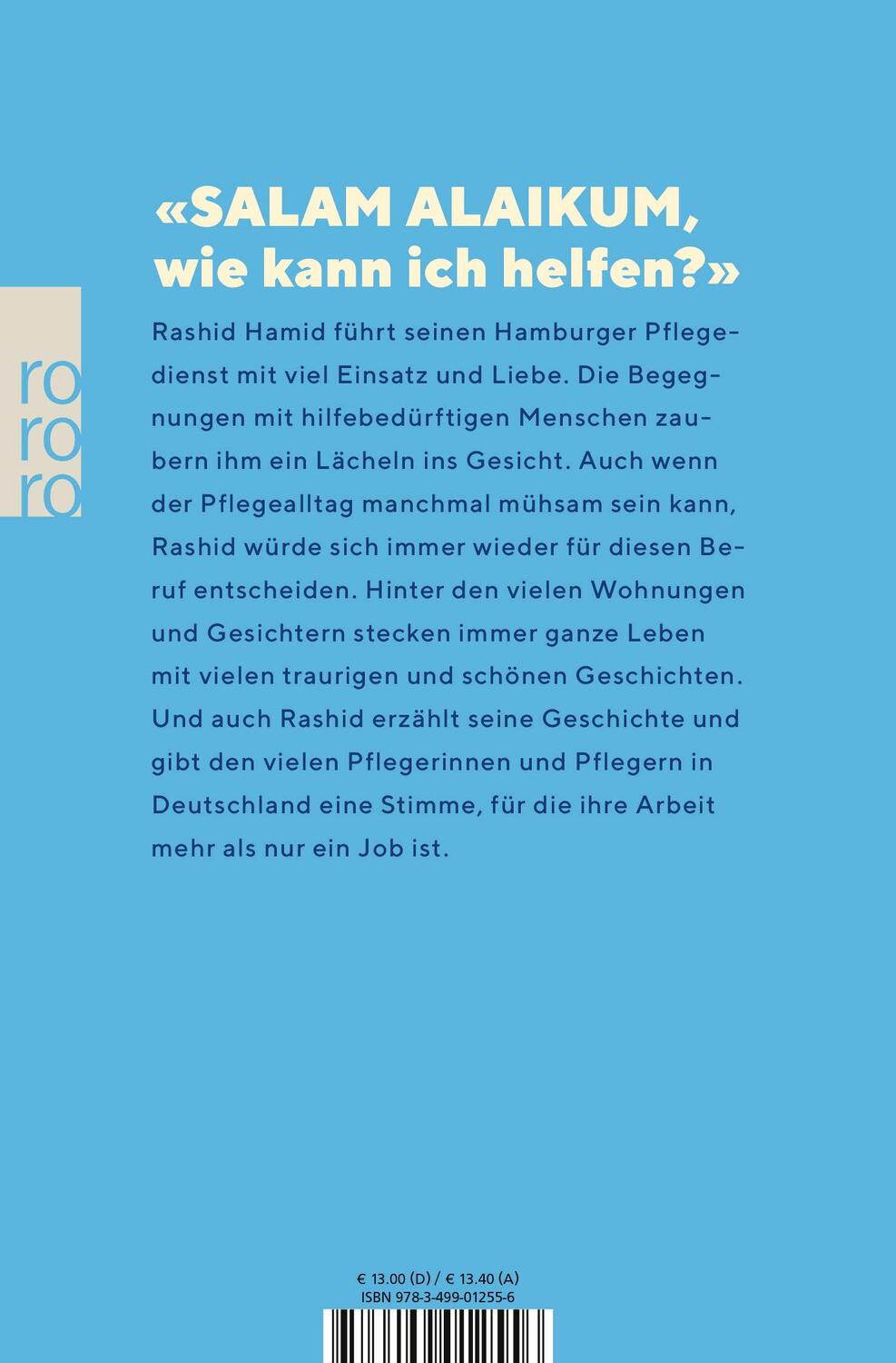 Rückseite: 9783499012556 | Ein Herz und eine Pflege | Vom Glück, für andere da zu sein | Hamid