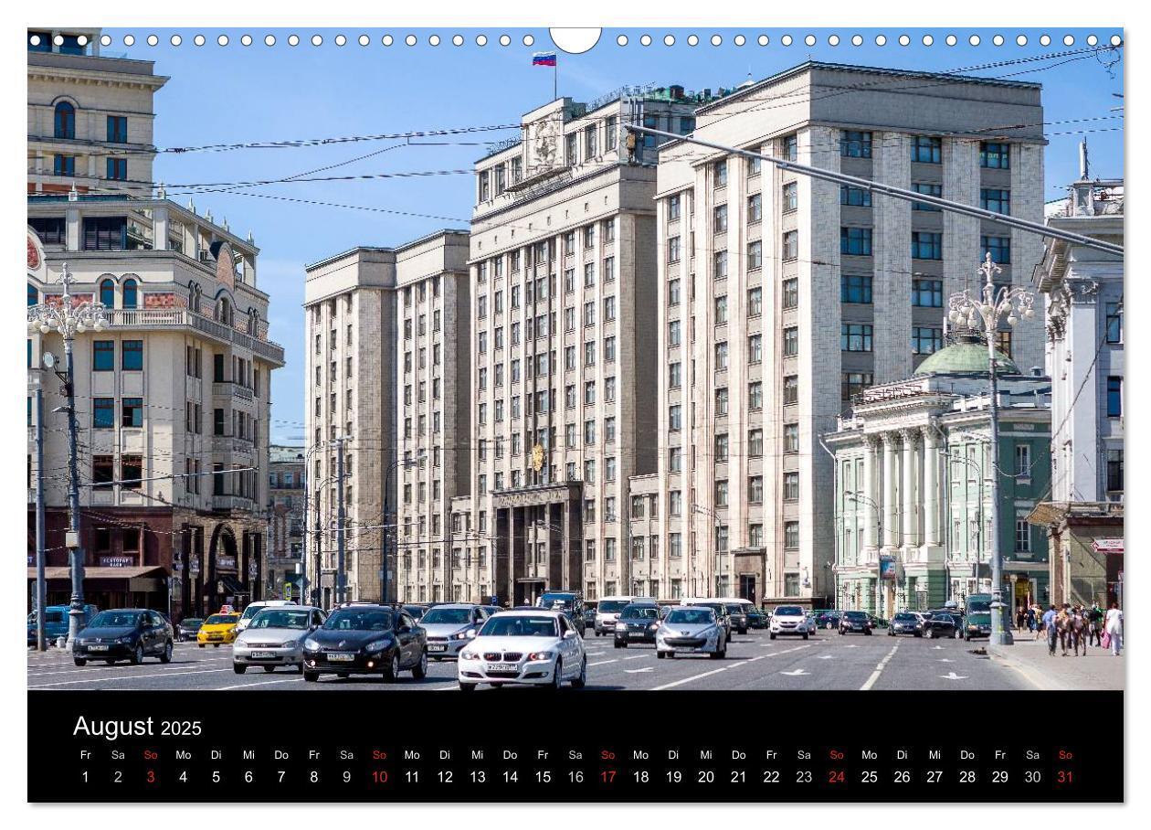 Bild: 9783435644247 | Moskau 2025 (Wandkalender 2025 DIN A3 quer), CALVENDO Monatskalender