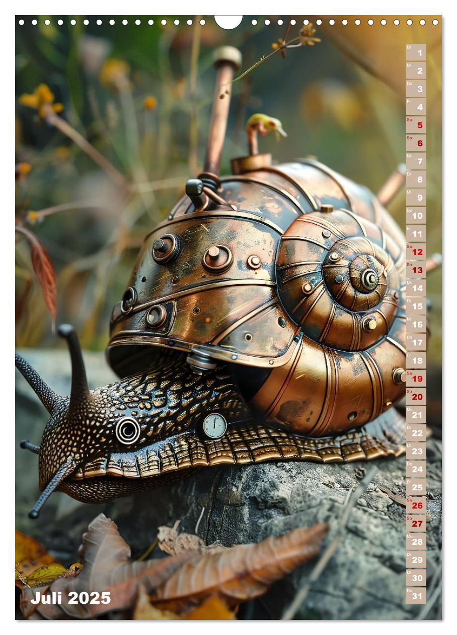 Bild: 9783435652310 | Steampunk Fauna (Wandkalender 2025 DIN A3 hoch), CALVENDO...