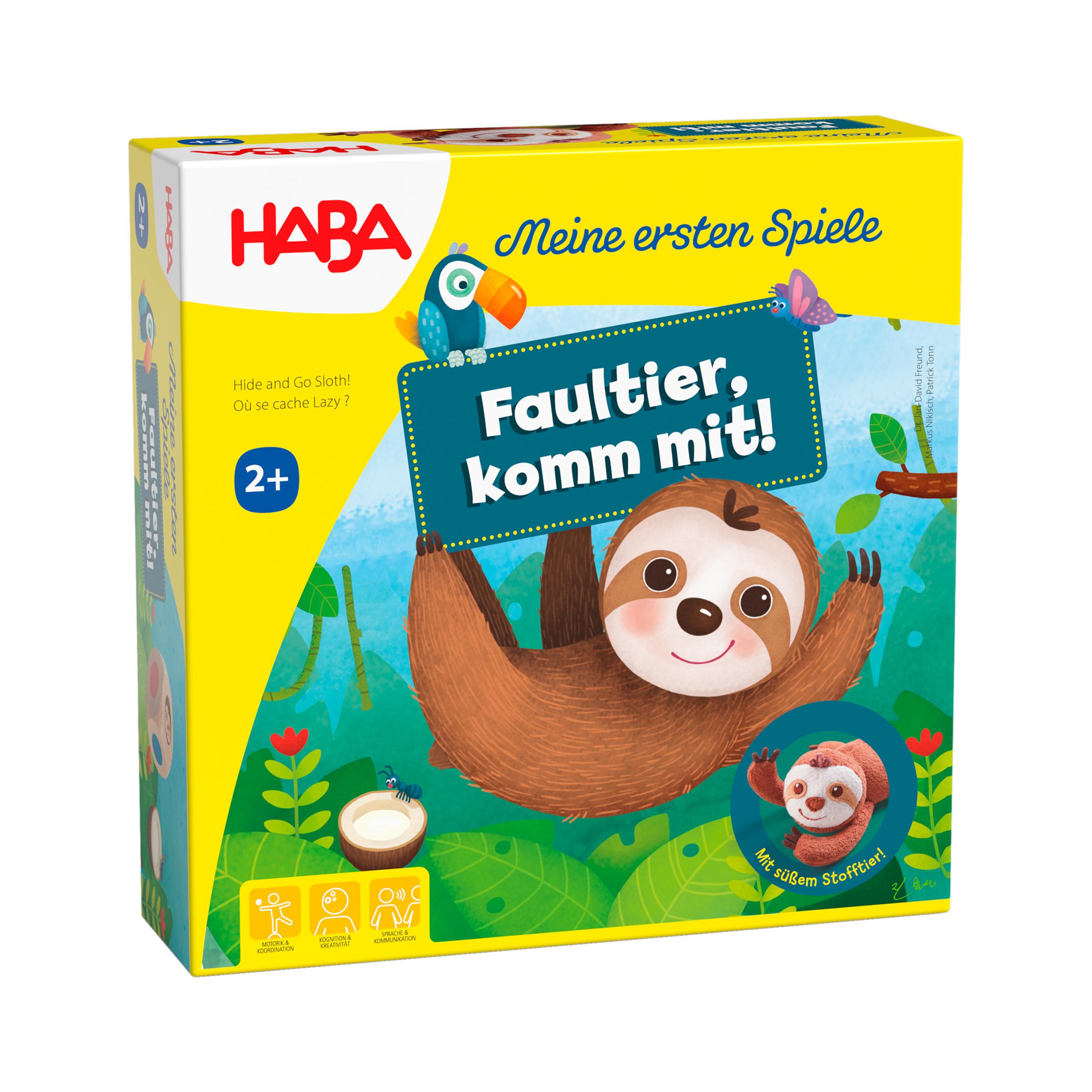 Cover: 4010168260426 | Meine ersten Spiele - Faultier, komm mit! | HABA Spieleredaktion