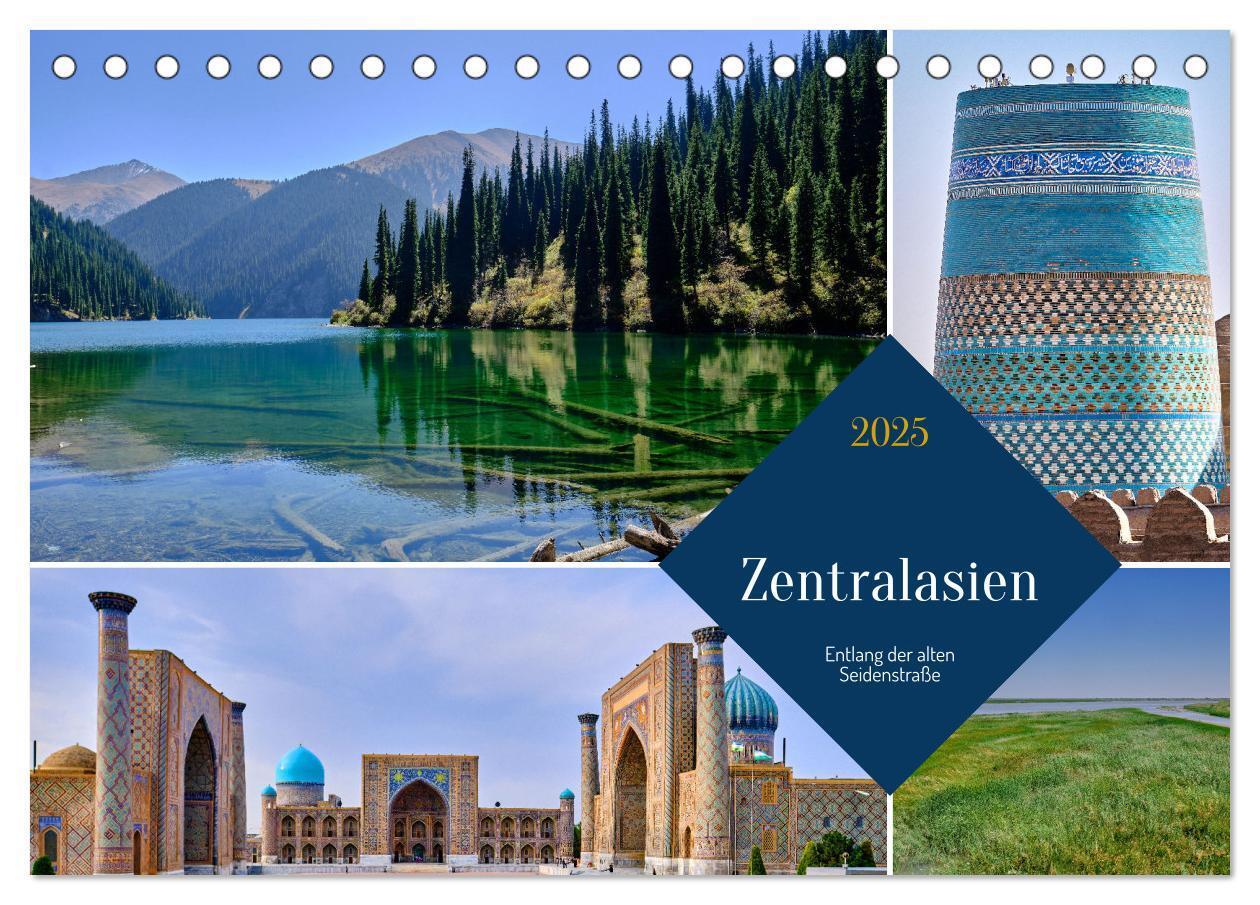 Cover: 9783435015726 | Zentralasien - Entlang der alten Seidenstraße (Tischkalender 2025...