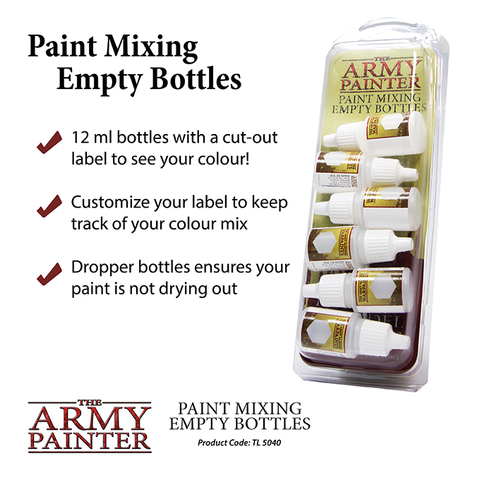 Cover: 5713799504004 | Paint Mixing Empty Bottles | Army Painter - Werkzeug | ARM05040