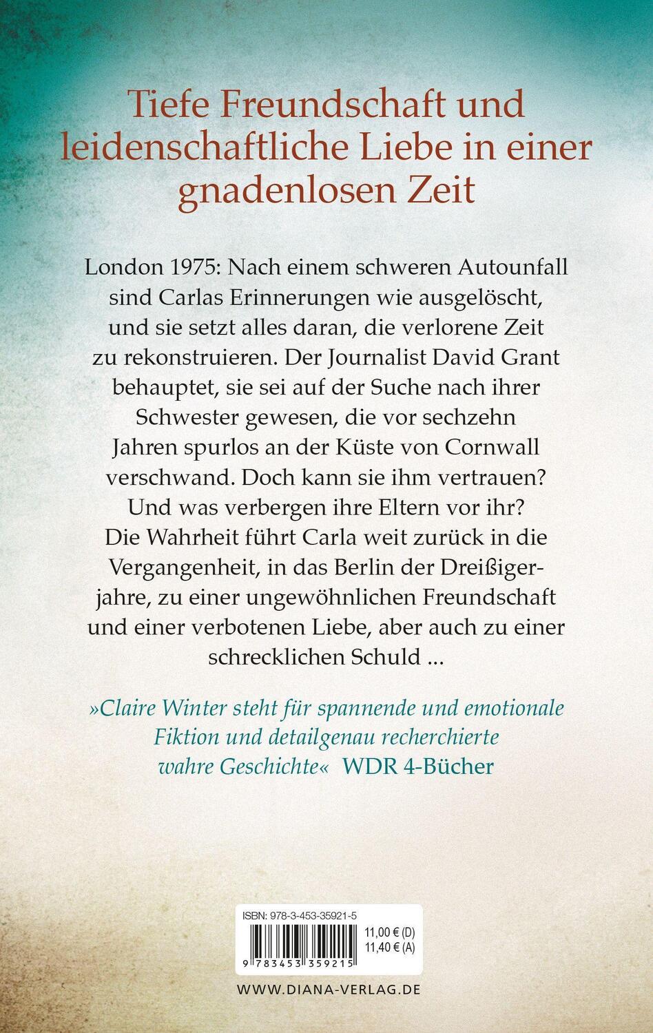 Bild: 9783453359215 | Die verbotene Zeit | Roman | Claire Winter | Taschenbuch | 592 S.