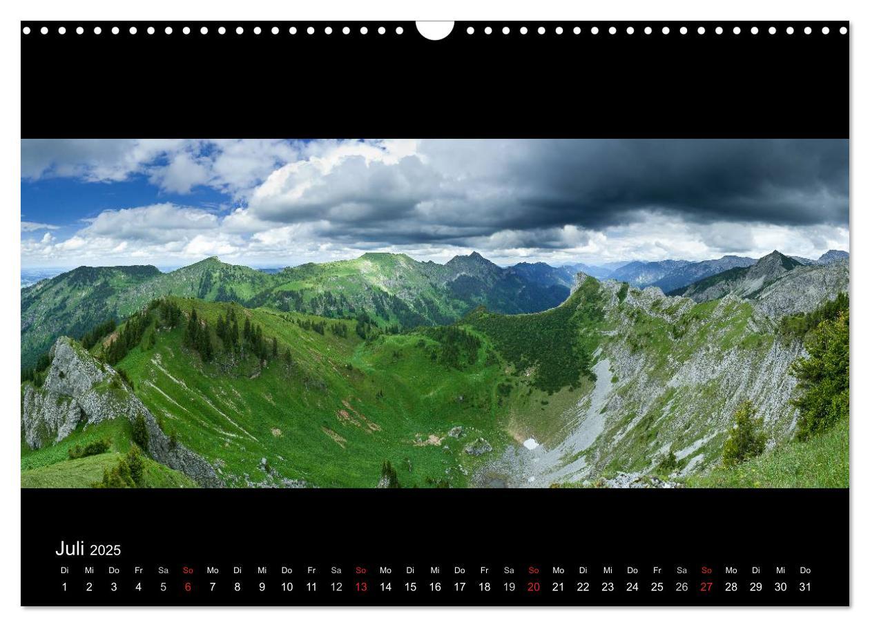 Bild: 9783435752553 | Alpenrand zwischen Isar und Lech (Wandkalender 2025 DIN A3 quer),...