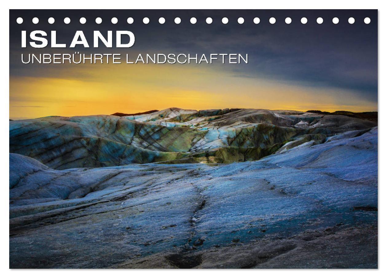 Cover: 9783435454525 | Island - Unberührte Landschaften (Tischkalender 2025 DIN A5 quer),...