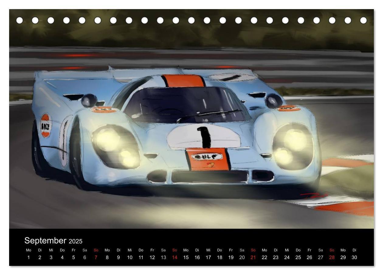 Bild: 9783435497973 | Porsche inspired Artwork by Reinhold Art´s (Tischkalender 2025 DIN...