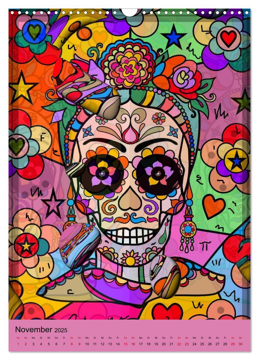 Bild: 9783435885176 | Nico Bielows Dia los Muertos (Wandkalender 2025 DIN A3 hoch),...