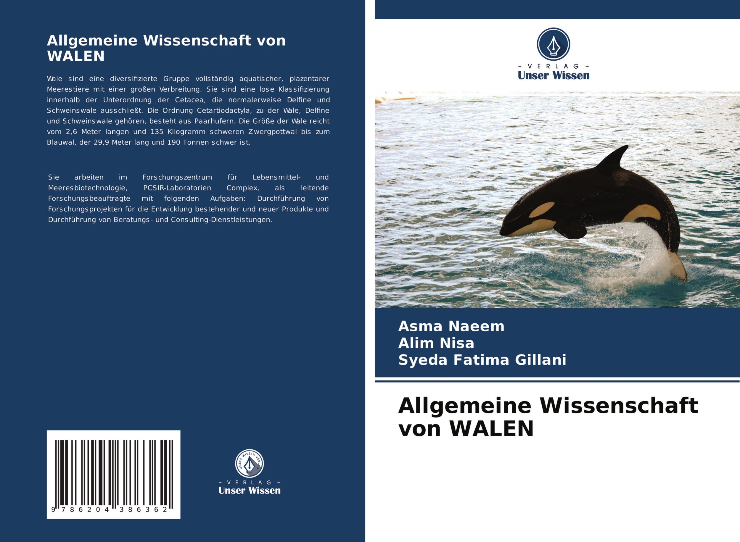 Cover: 9786204386362 | Allgemeine Wissenschaft von WALEN | Asma Naeem (u. a.) | Taschenbuch