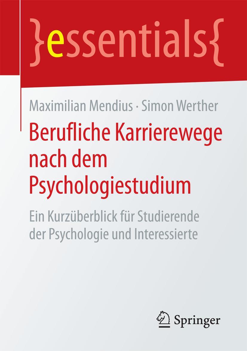 Cover: 9783658088569 | Berufliche Karrierewege nach dem Psychologiestudium | Werther (u. a.)