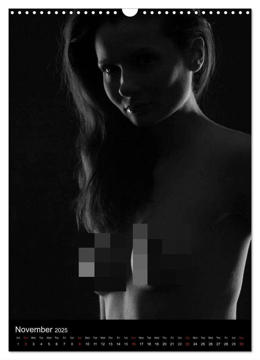 Bild: 9781325976850 | Erotic Silhouettes / UK-Version (Wall Calendar 2025 DIN A3...