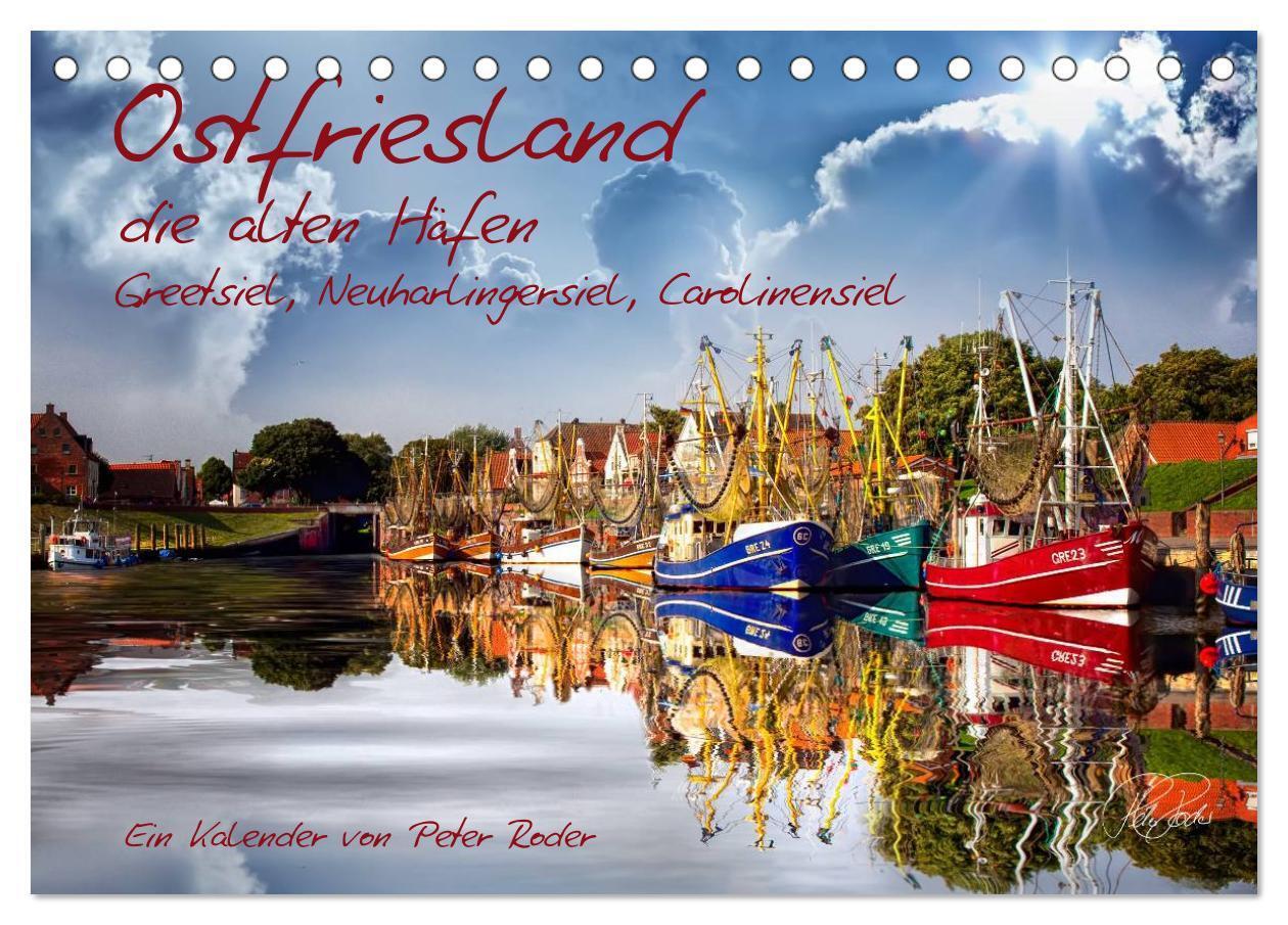 Cover: 9783435794355 | Ostfriesland, die alten Häfen - Greetsiel, Neuharlingersiel,...