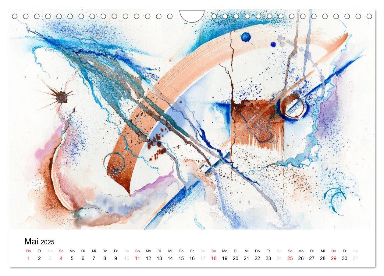 Bild: 9783435625185 | Abstrakte Aquarelle (Wandkalender 2025 DIN A4 quer), CALVENDO...