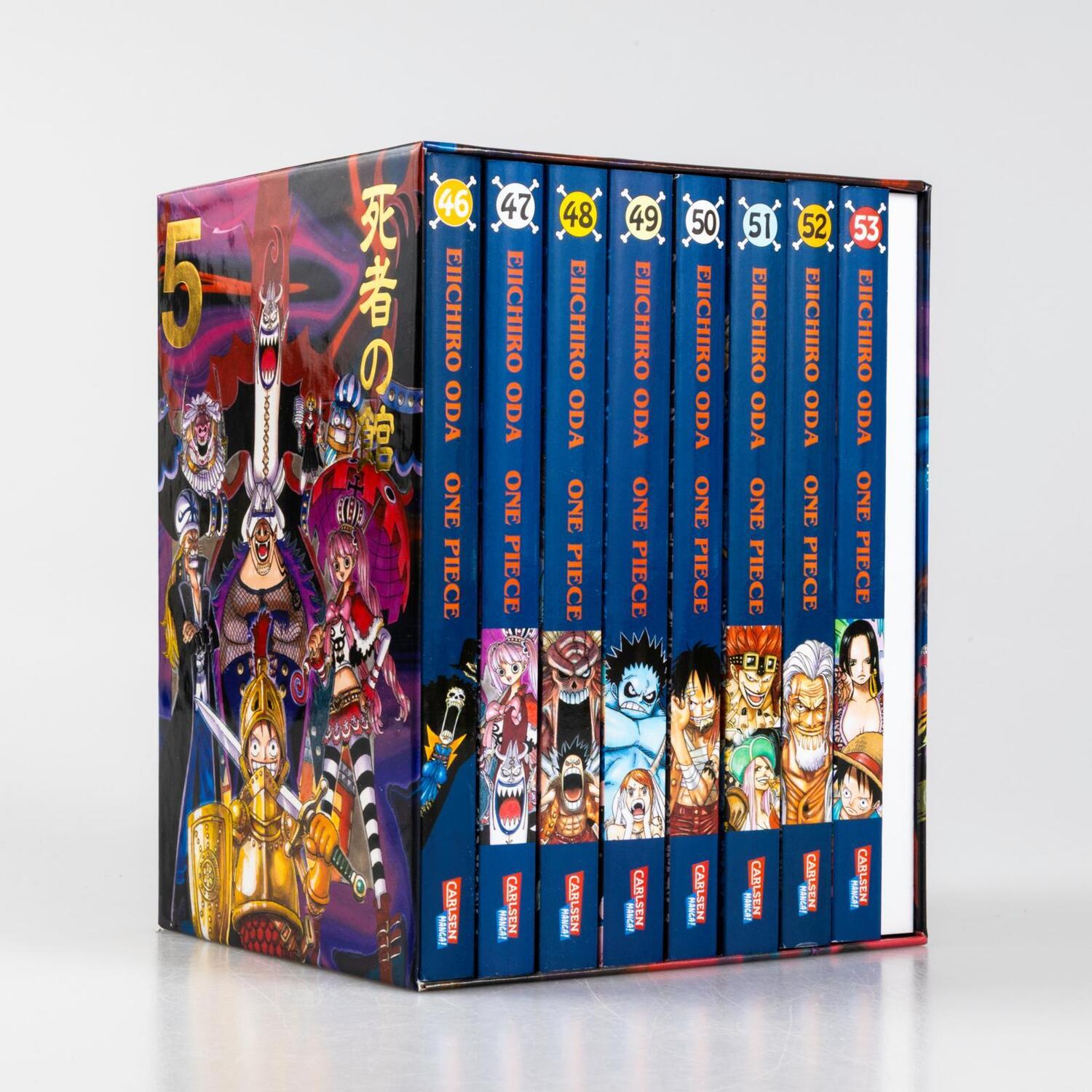 Bild: 9783551024701 | One Piece Sammelschuber 5: Thriller Bark (inklusive Band 46-53) | Oda