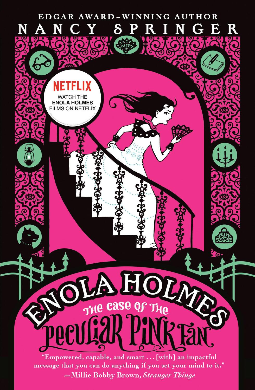 Cover: 9780142415177 | The Case of the Peculiar Pink Fan | An Enola Holmes Mystery | Springer