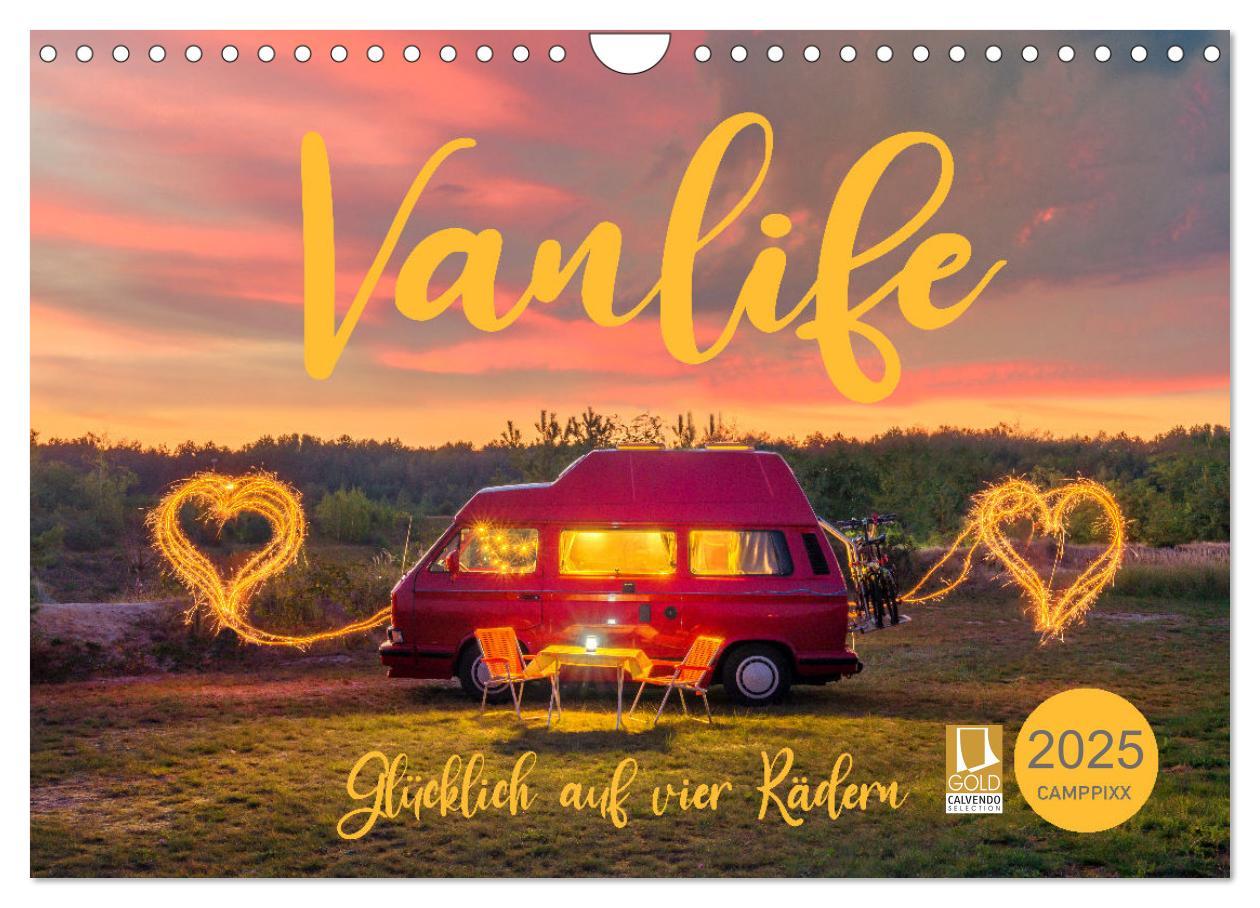 Cover: 9783383983184 | Vanlife - Glücklich auf vier Rädern (Wandkalender 2025 DIN A4...