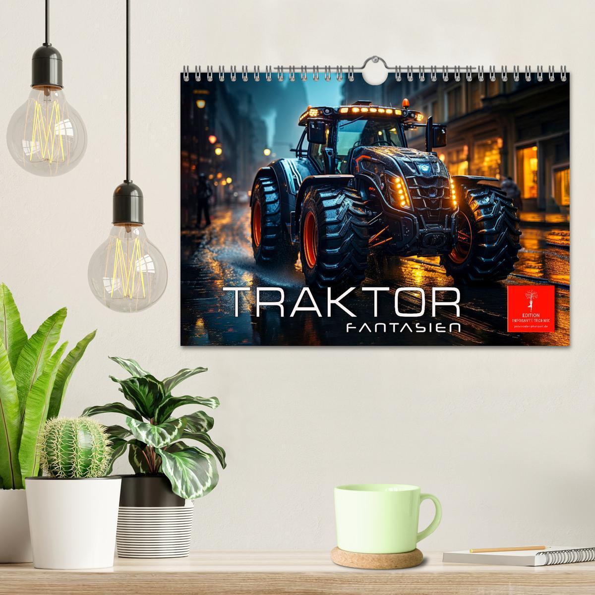 Bild: 9783383856358 | Traktor Fantasien (Wandkalender 2025 DIN A4 quer), CALVENDO...