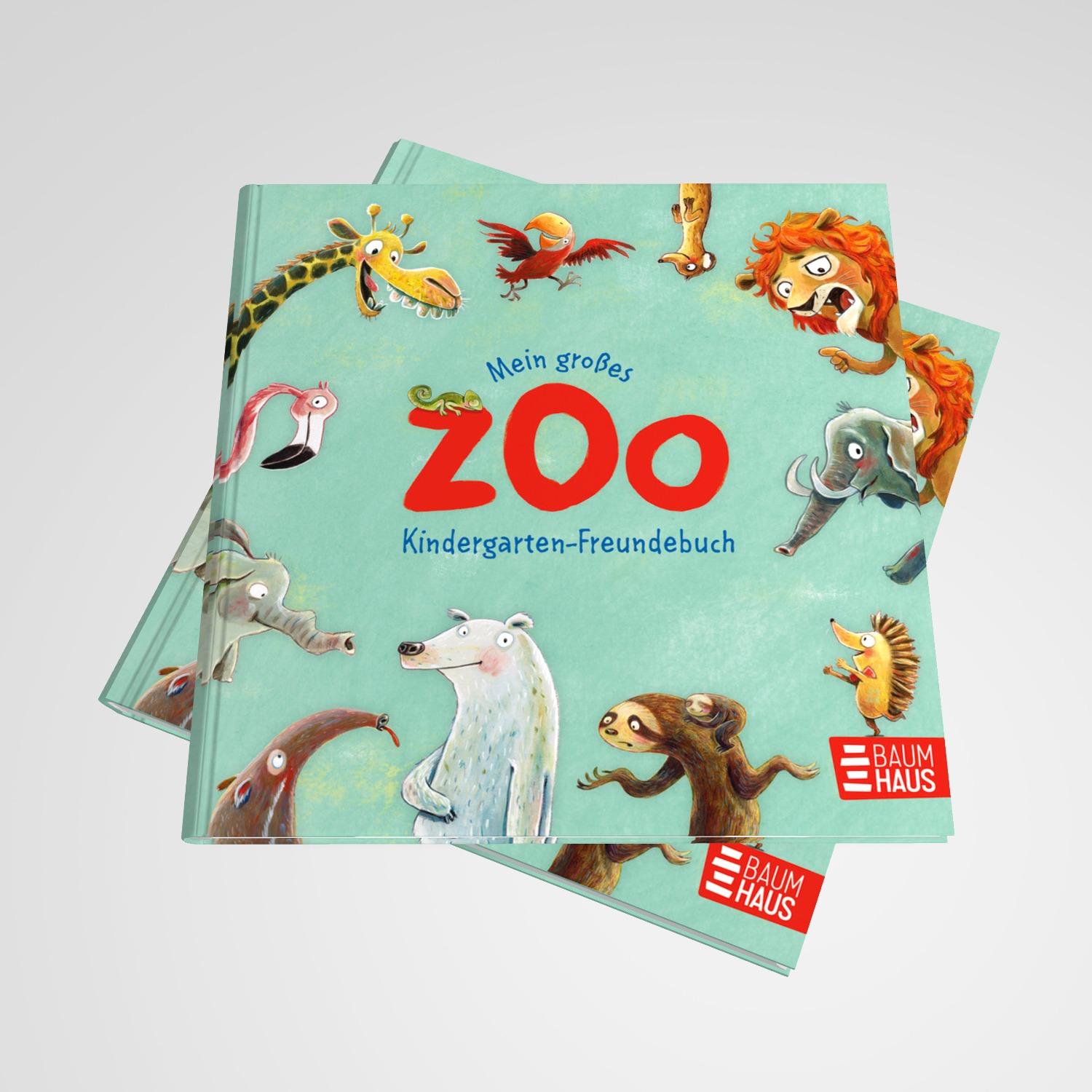 Bild: 9783833909573 | Mein großes Zoo Kindergarten-Freundebuch | Sophie Schoenwald | Buch