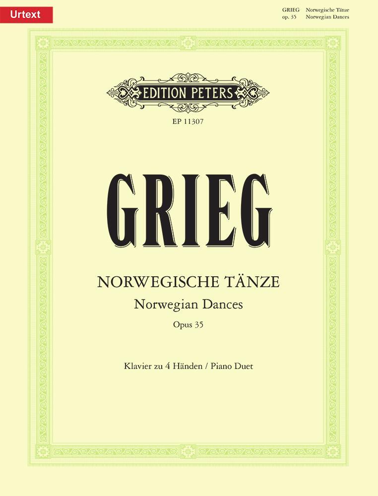 Cover: 9790014111977 | Norwegian Dances Op. 35 for Piano Duet | Edvard Grieg | Taschenbuch