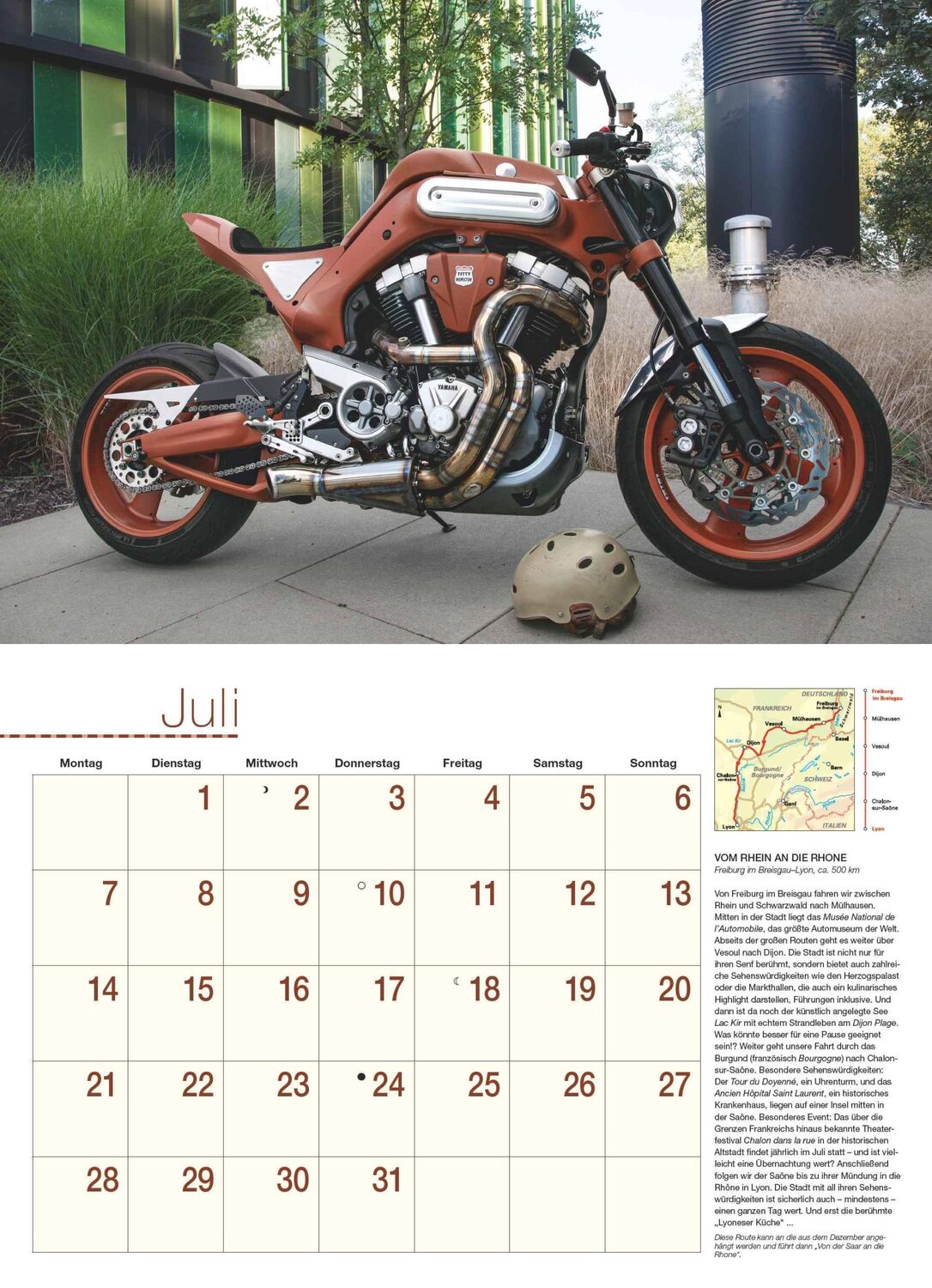 Bild: 4250809652863 | Motorräder &amp; Routen 2025 - Broschürenkalender - mit...