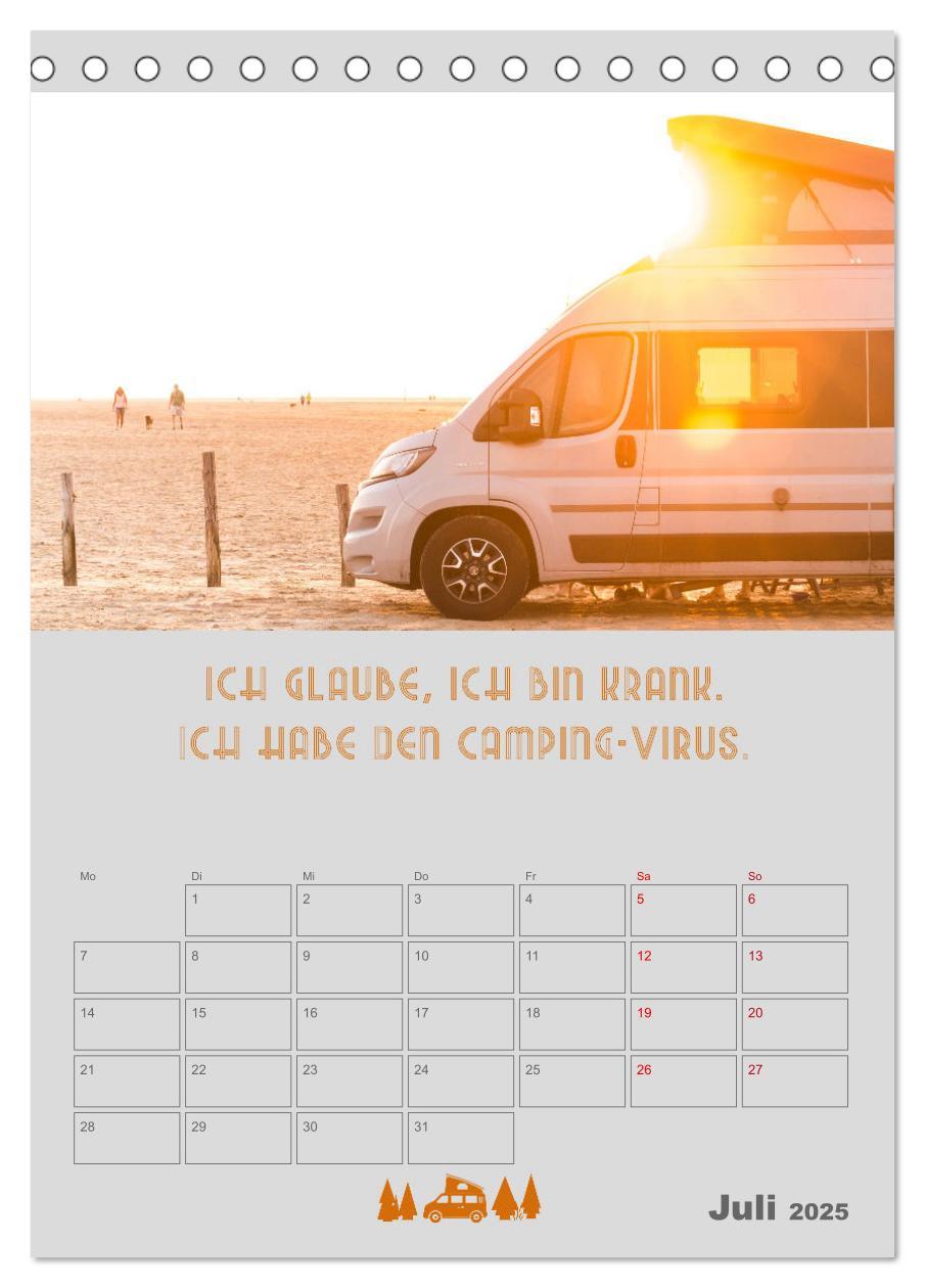 Bild: 9783435908752 | Camping - Hotel kann jeder! (Tischkalender 2025 DIN A5 hoch),...