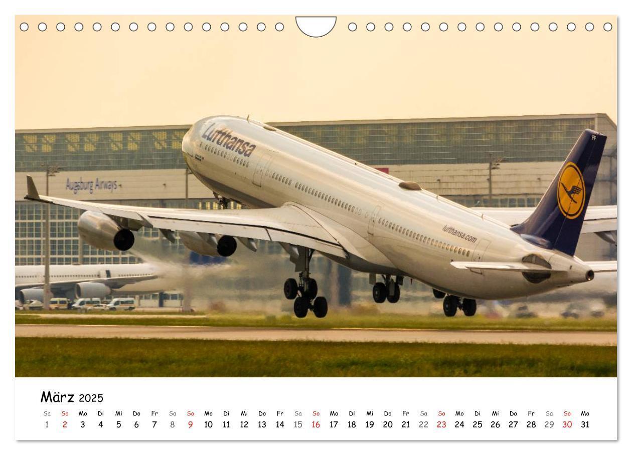 Bild: 9783435687848 | Airliner in München / 2025 (Wandkalender 2025 DIN A4 quer),...