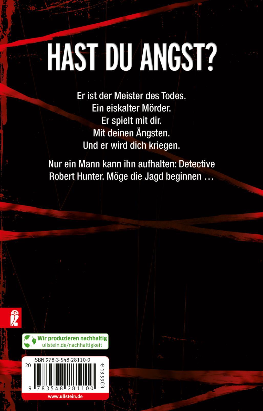 Rückseite: 9783548281100 | Der Vollstrecker | Chris Carter | Taschenbuch | 490 S. | Deutsch