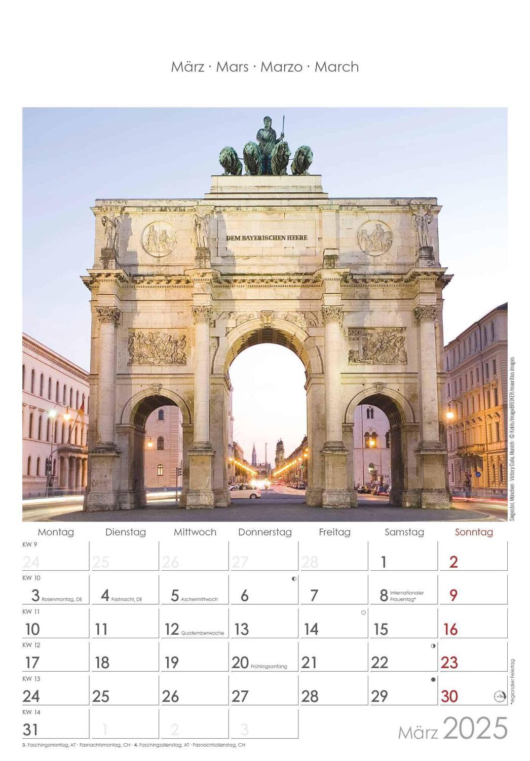 Bild: 4251732341190 | Bayern 2025 - Bild-Kalender 23,7x34 cm - Regional-Kalender -...