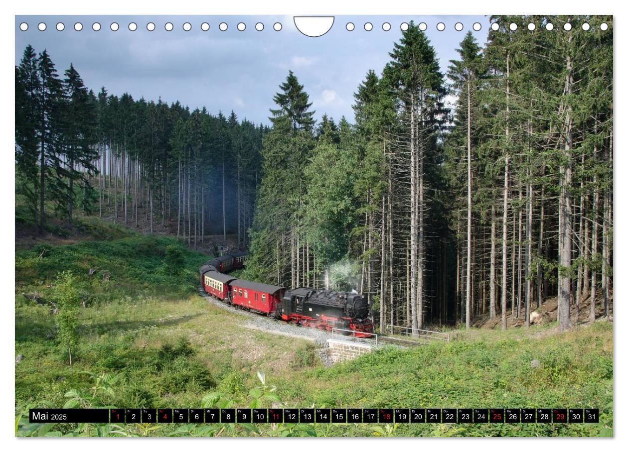 Bild: 9783435687527 | Schmalspurbahnen in Sachsen Anhalt (Wandkalender 2025 DIN A4 quer),...