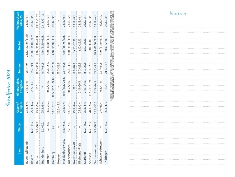 Bild: 9783840196034 | PAL-Lebensfreude-Taschenkalender 2024: Terminkalender, Wochenplaner...