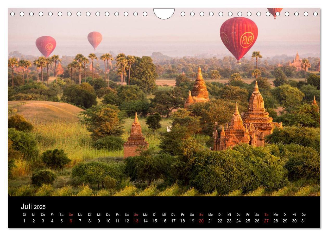 Bild: 9783435747221 | Myanmar 2025 (Wandkalender 2025 DIN A4 quer), CALVENDO Monatskalender