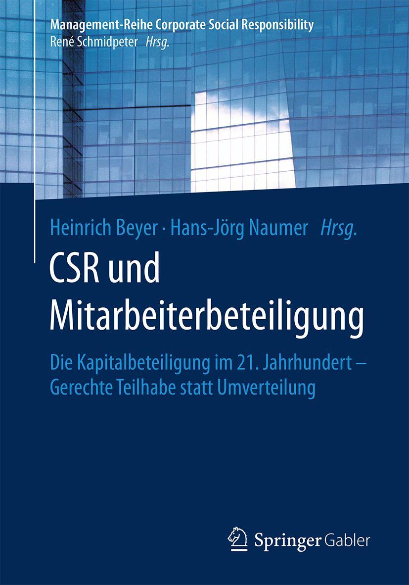 Cover: 9783662575994 | CSR und Mitarbeiterbeteiligung | Hans-Jörg Naumer (u. a.) | Buch