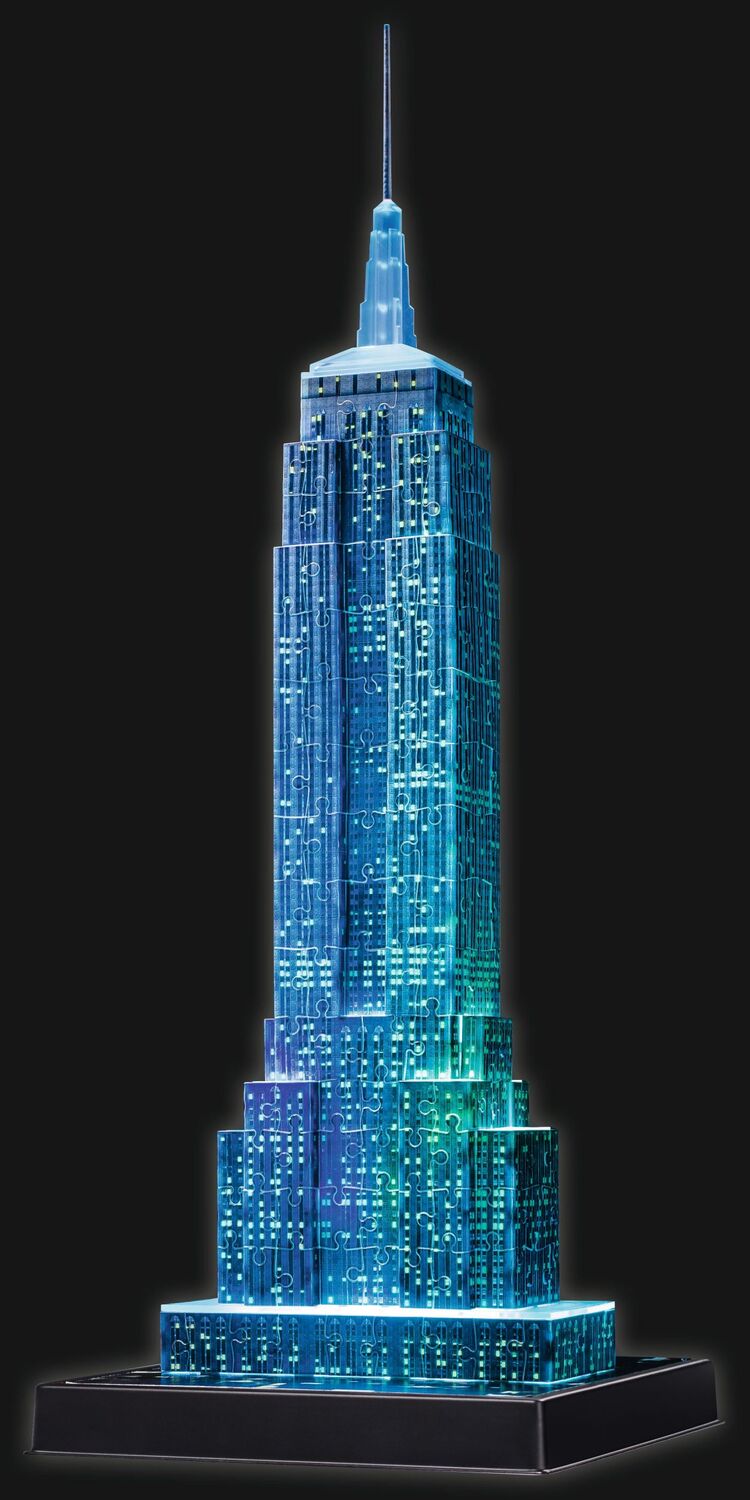 Bild: 4005556125661 | Empire State Building bei Nacht. 3D Puzzle 216 Teile | Spiel | 12566