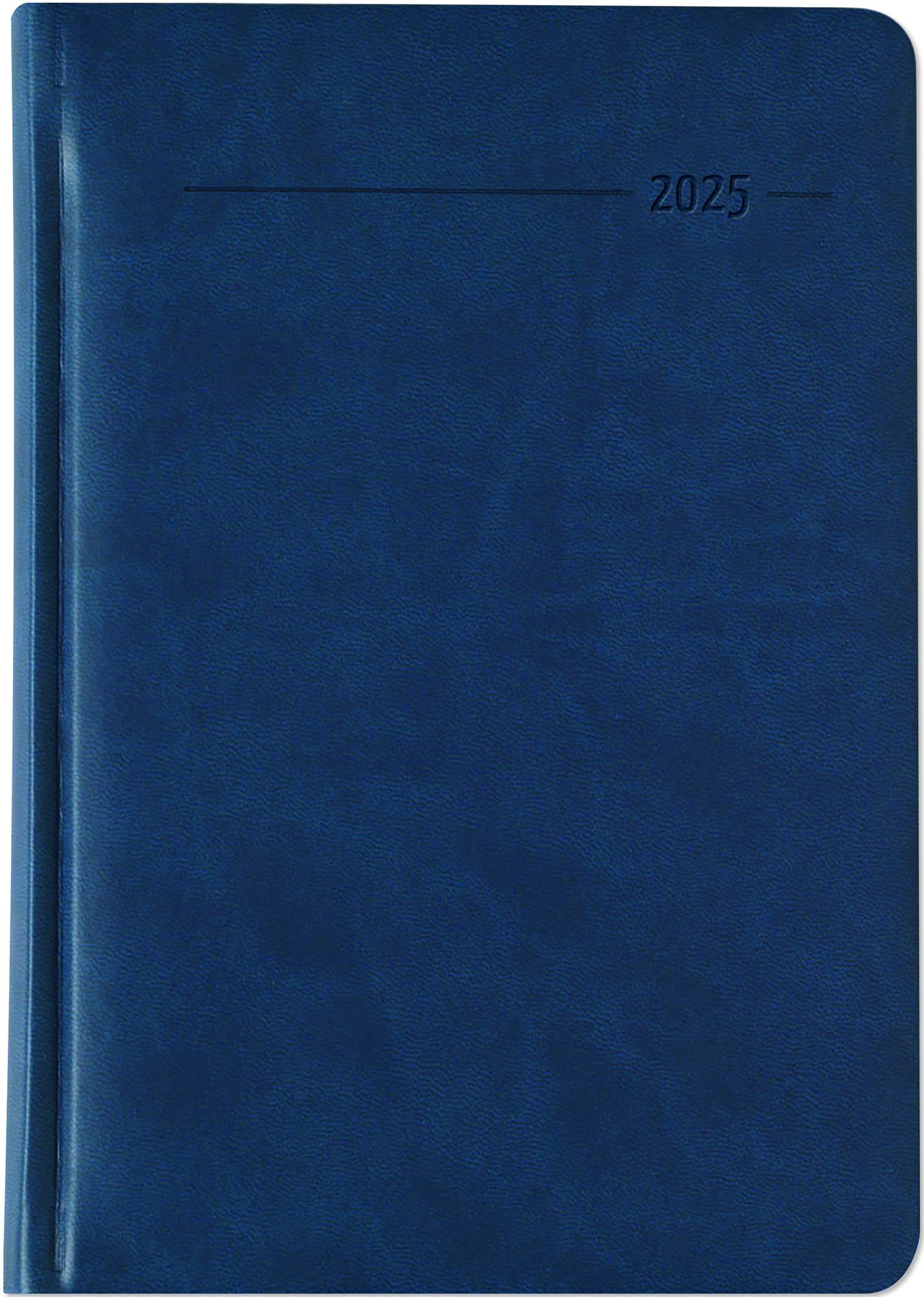 Cover: 4006928026647 | Buchkalender Tucson blau 2025 - mit Registerschnitt - Büro-Kalender...