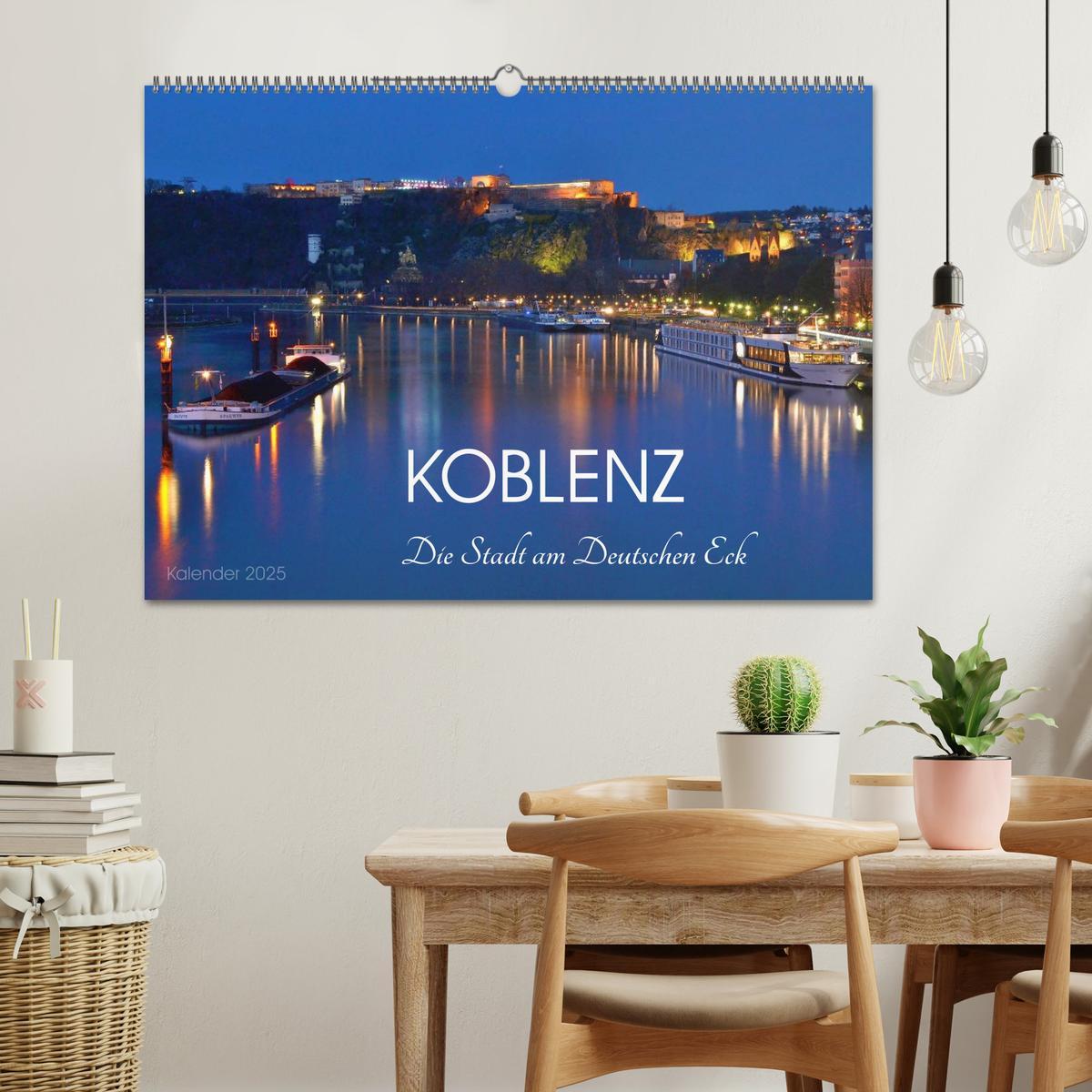 Bild: 9783435609468 | Koblenz Die Stadt am Deutschen Eck (Wandkalender 2025 DIN A2 quer),...