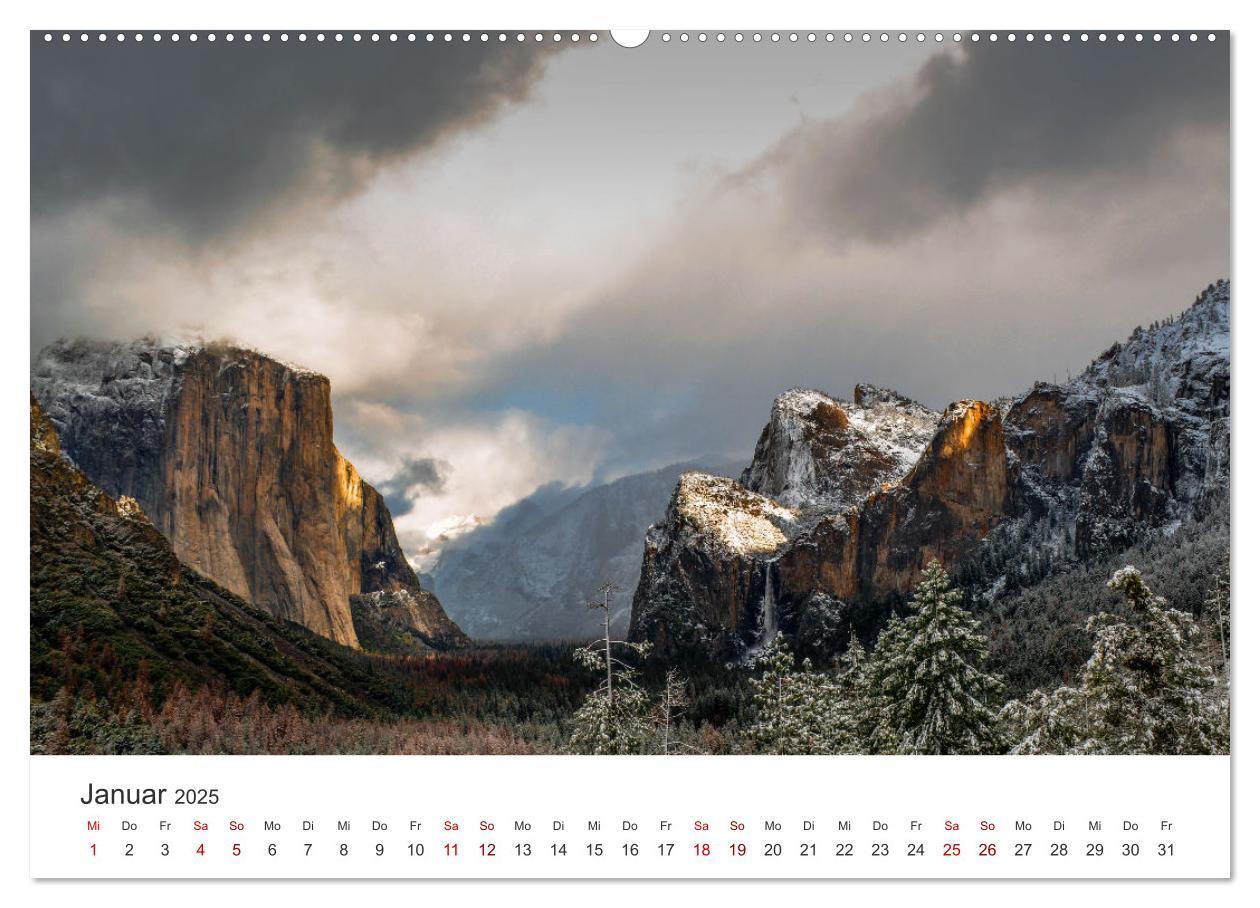 Bild: 9783435354337 | Yosemite - Nationalpark (Wandkalender 2025 DIN A2 quer), CALVENDO...