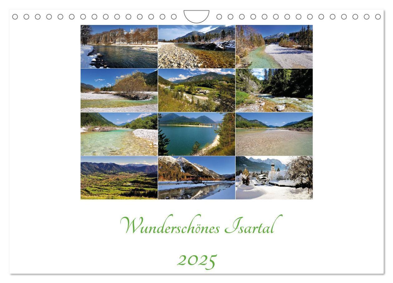 Cover: 9783435574247 | Wunderschönes Isartal 2025 (Wandkalender 2025 DIN A4 quer),...