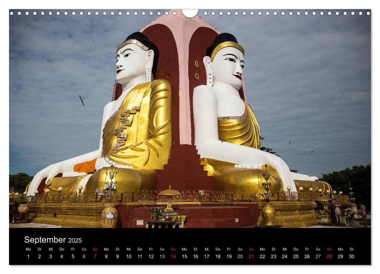 Bild: 9783435746927 | Myanmar 2025 (Wandkalender 2025 DIN A3 quer), CALVENDO Monatskalender