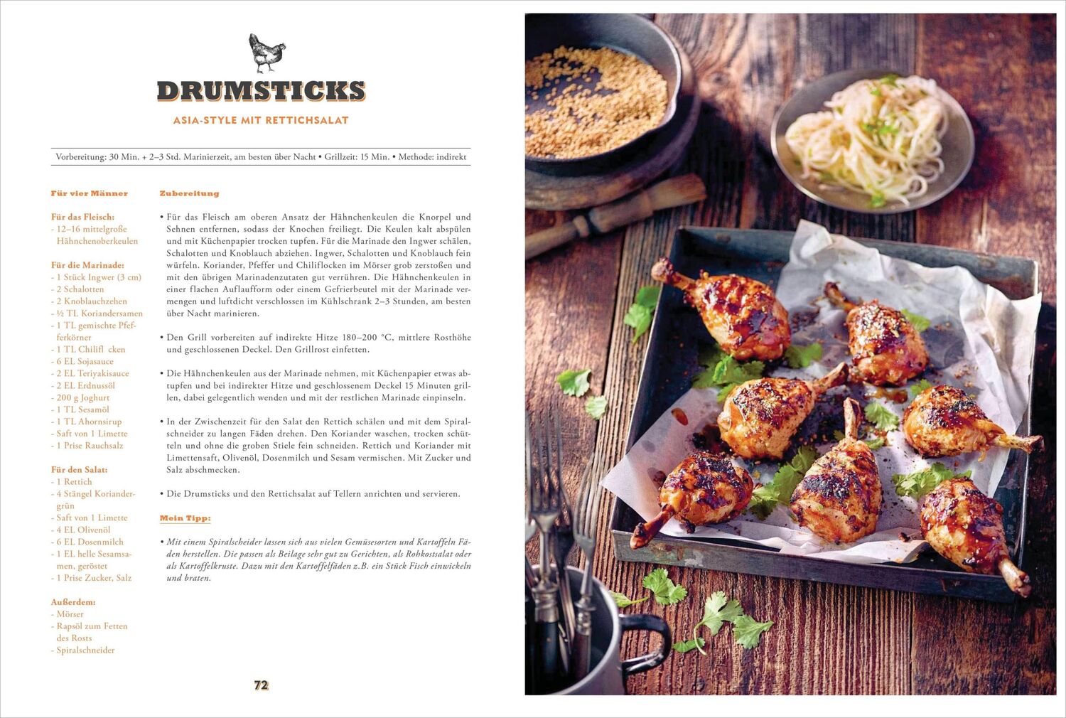 Bild: 9783809444060 | Grillen für Männer - 80 Rezepte ohne Schnickschnack | Thomas Krause