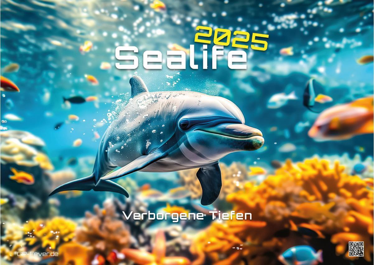 Cover: 9783986734305 | Sealife - verborgene Tiefen - 2025 - Kalender DIN A3 | GP-Fever.de