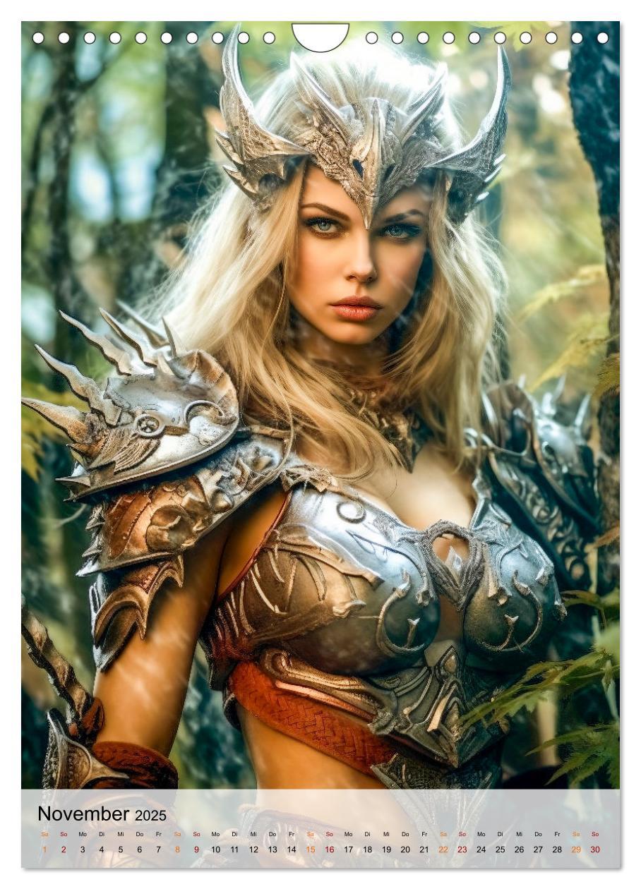 Bild: 9783435862962 | Fantasy Queens (Wandkalender 2025 DIN A4 hoch), CALVENDO...