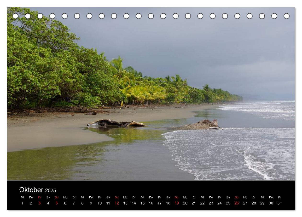 Bild: 9783435746279 | Costa Rica (Tischkalender 2025 DIN A5 quer), CALVENDO Monatskalender